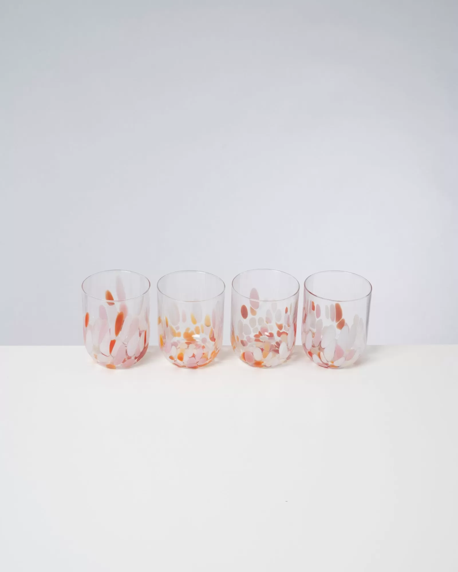 Motel a Miio Alegria - Set Of 4 Glasses Large Drops Goldfish drops goldfisch Hot