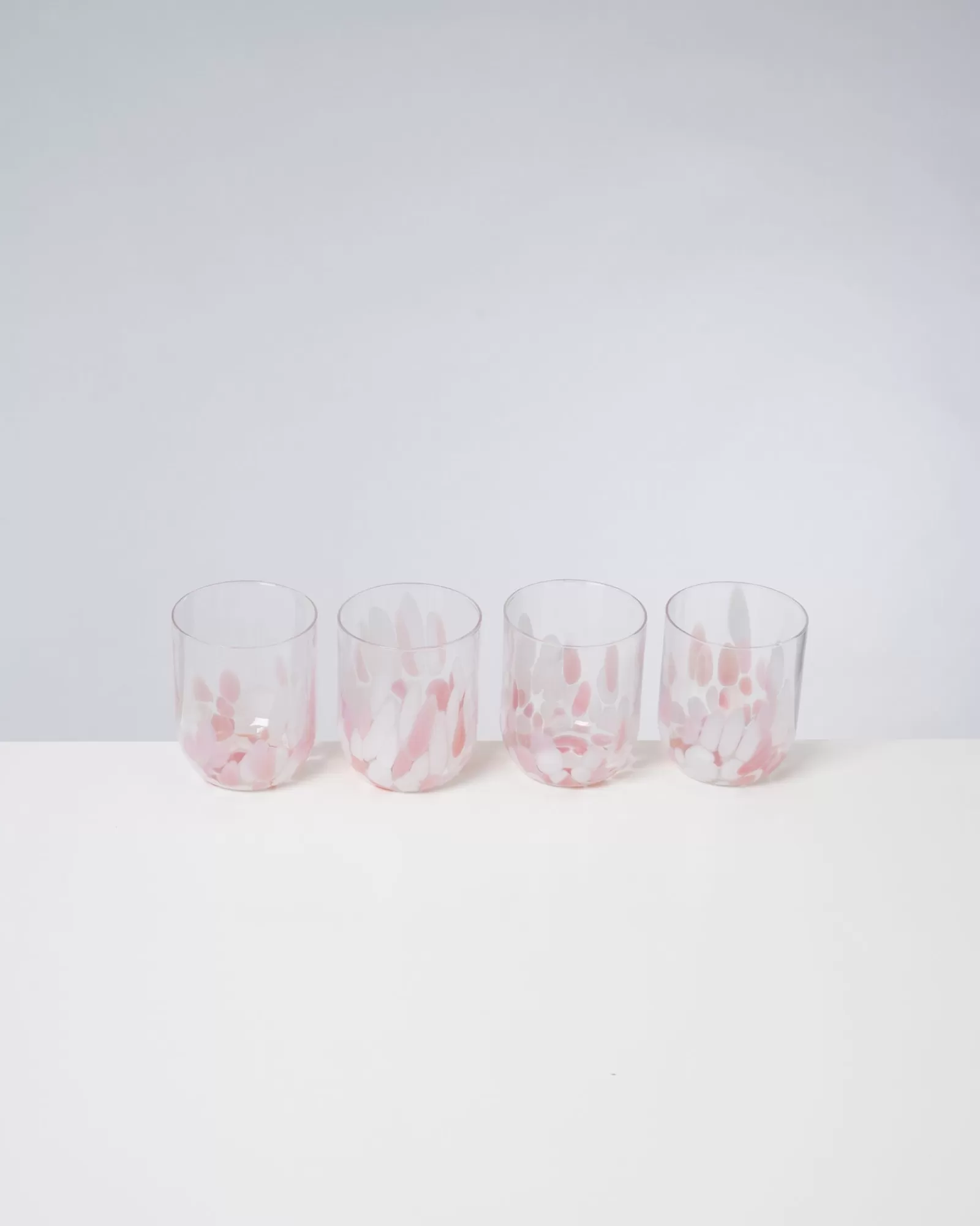 Motel a Miio Alegria - Set Of 4 Glasses Large Drops Rose rosé Cheap