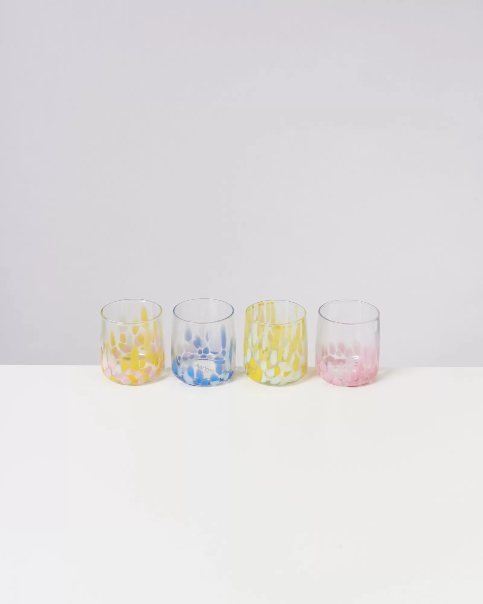 Motel a Miio Alegria - Set Of 4 Glasses Small big drops mix Fashion