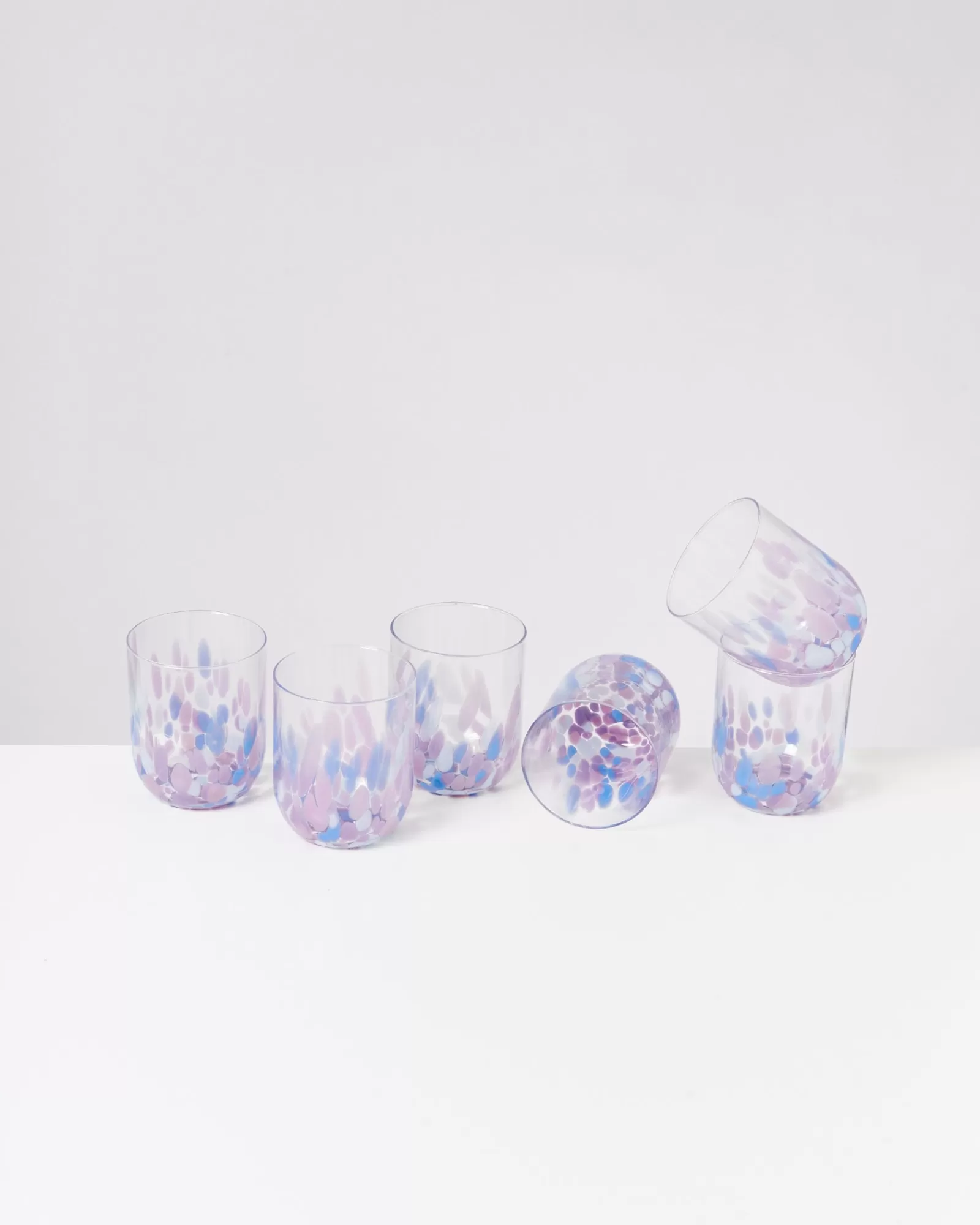 Motel a Miio Alegria - Set Of 6 Glasses Large c drops lila Best Sale