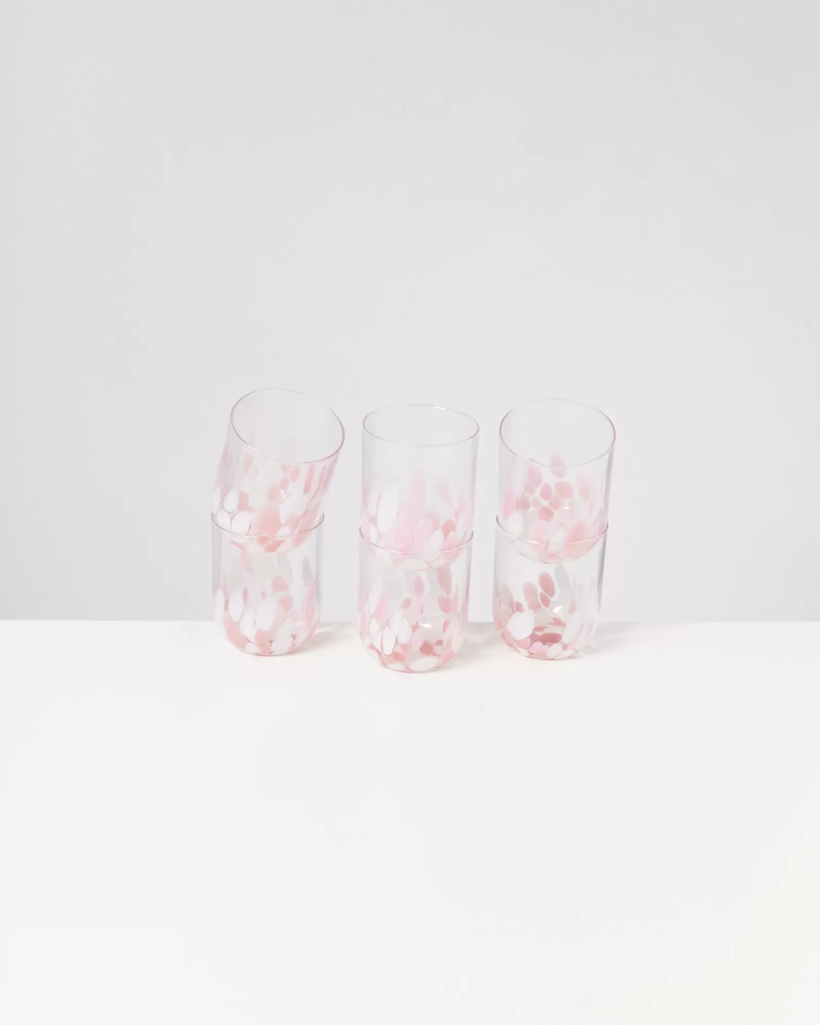 Motel a Miio Alegria - Set Of 6 Glasses Large Drops Rose drops rosé Store