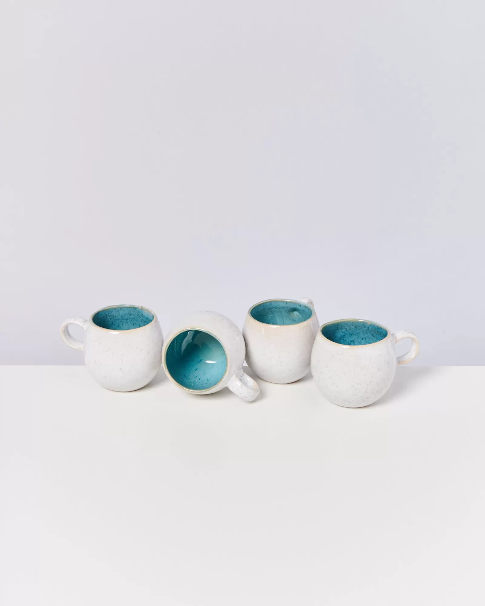Motel a Miio Areia - Set Of 4 Mugs Small aqua New
