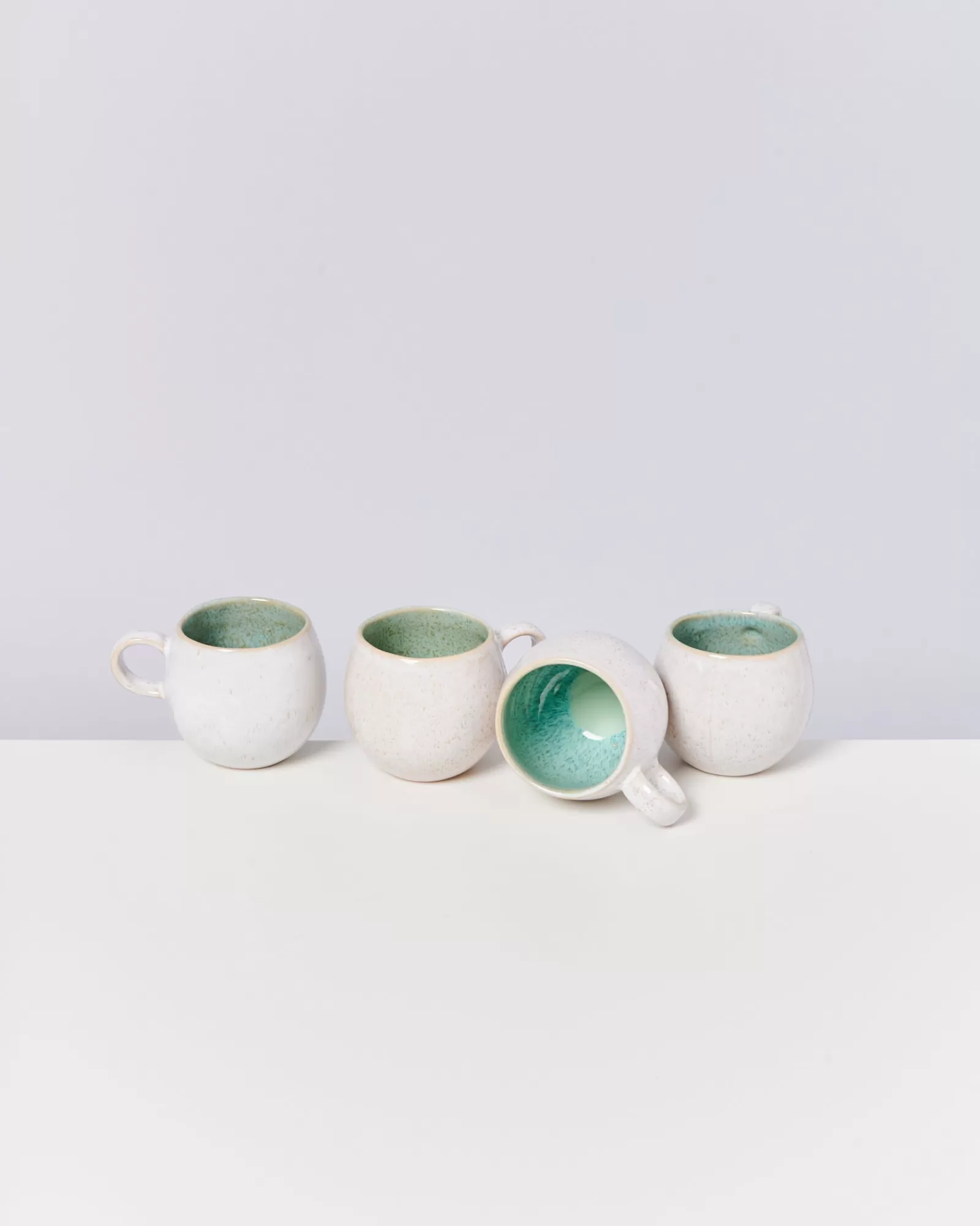 Motel a Miio Areia - Set Of 4 Mugs Small mint New
