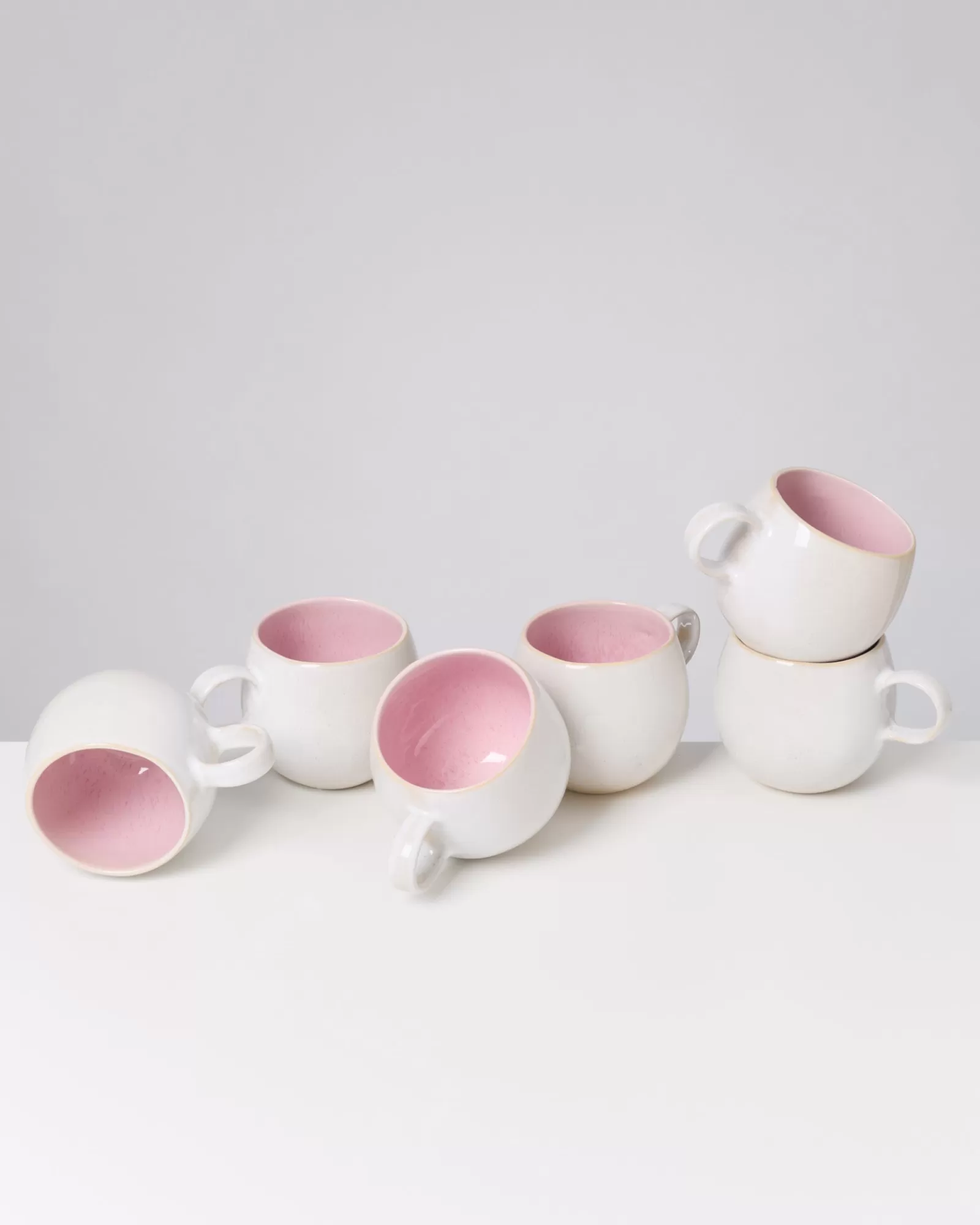 Motel a Miio Areia - Set Of 6 Mugs Big rose Fashion
