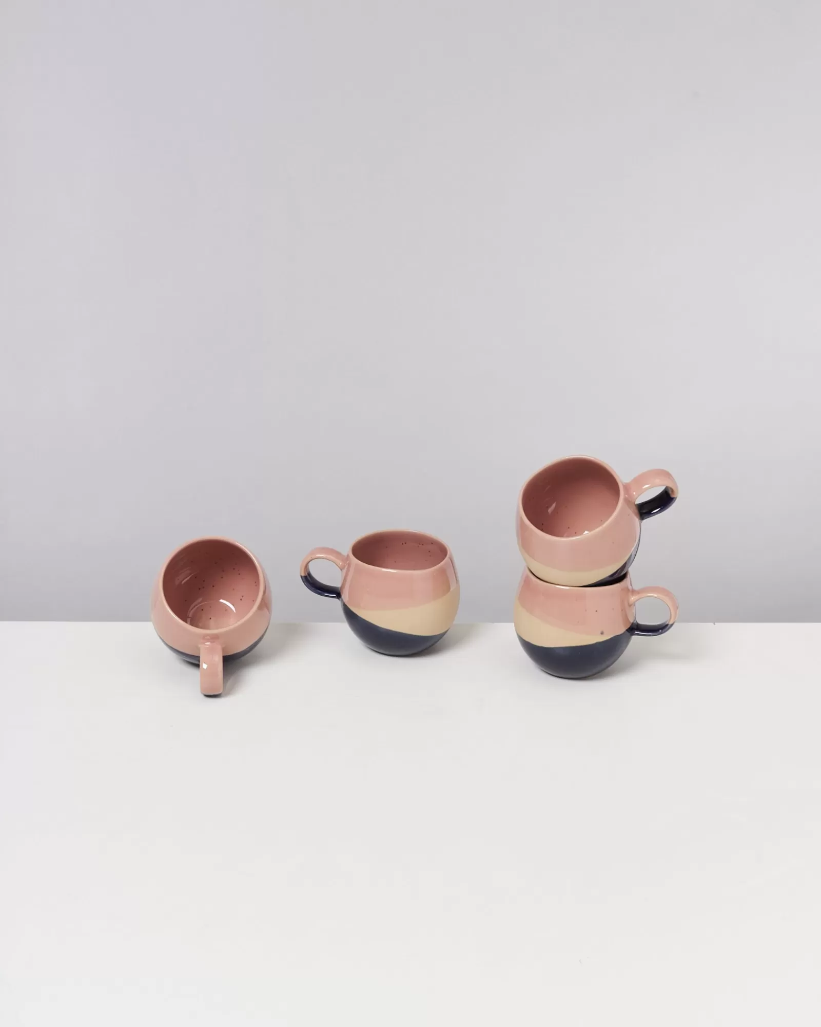 Motel a Miio Bica - Mug Small pink navy cream Cheap