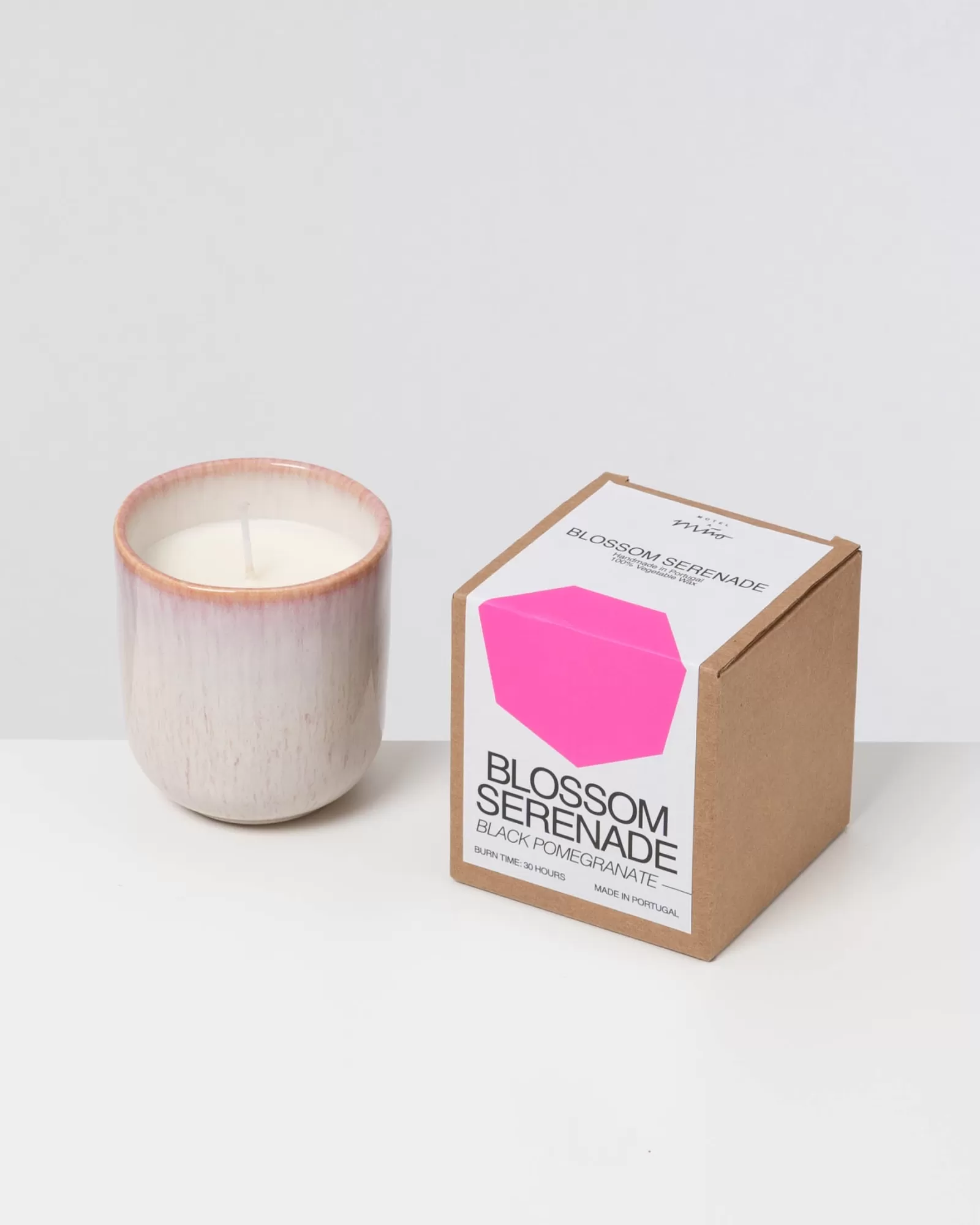 Motel a Miio Copa Alto - Scented Candle "Black Pomegranate" Pink rosa Store