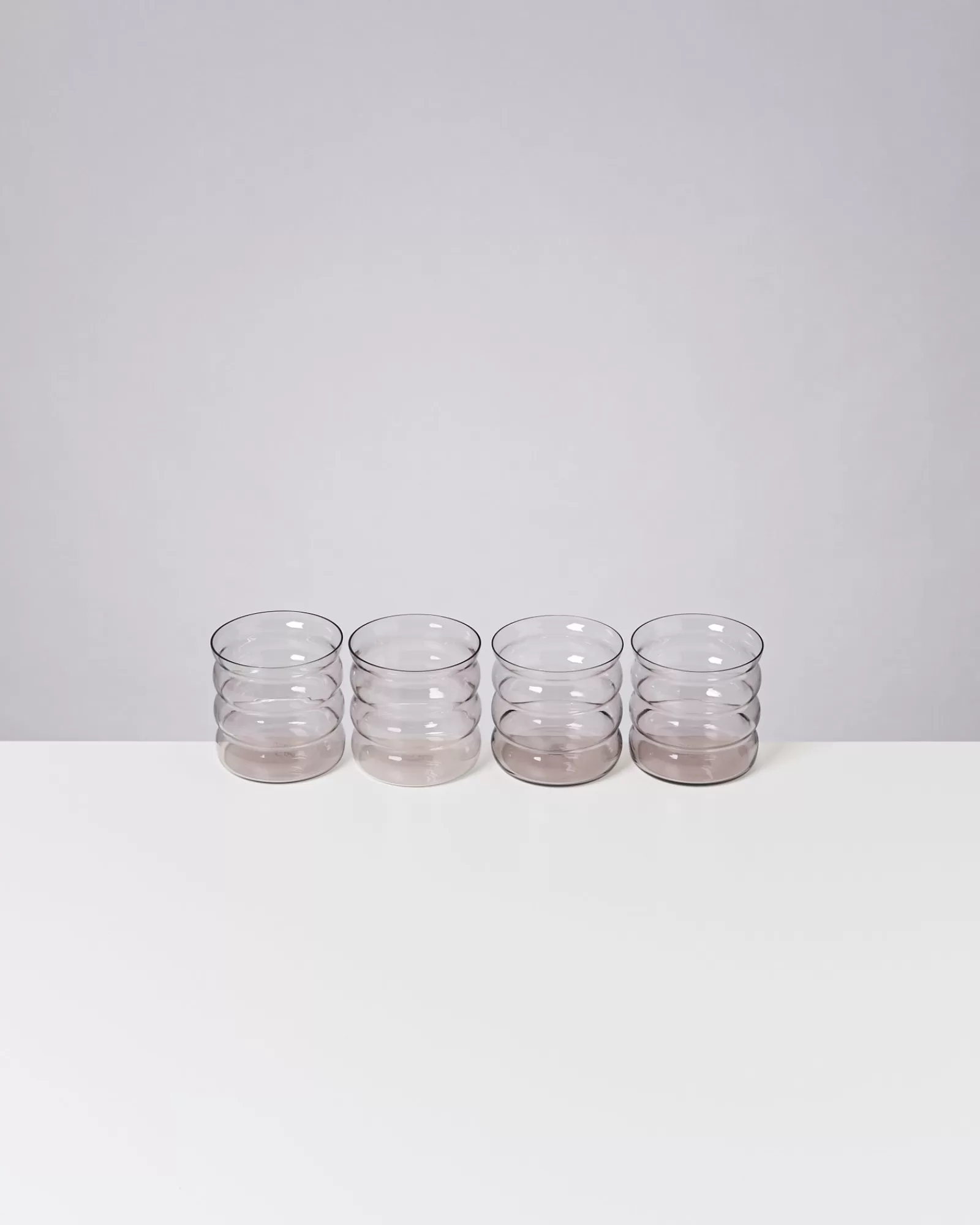 Motel a Miio Joia 4er Set Glas Bubble amethist Cheap