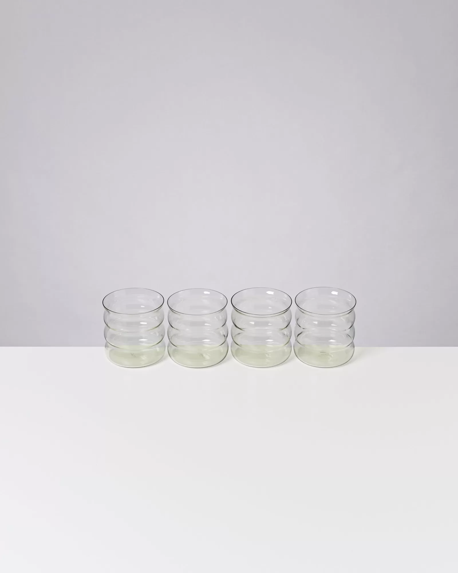 Motel a Miio Joia 4er Set Glas Bubble smaragd Discount