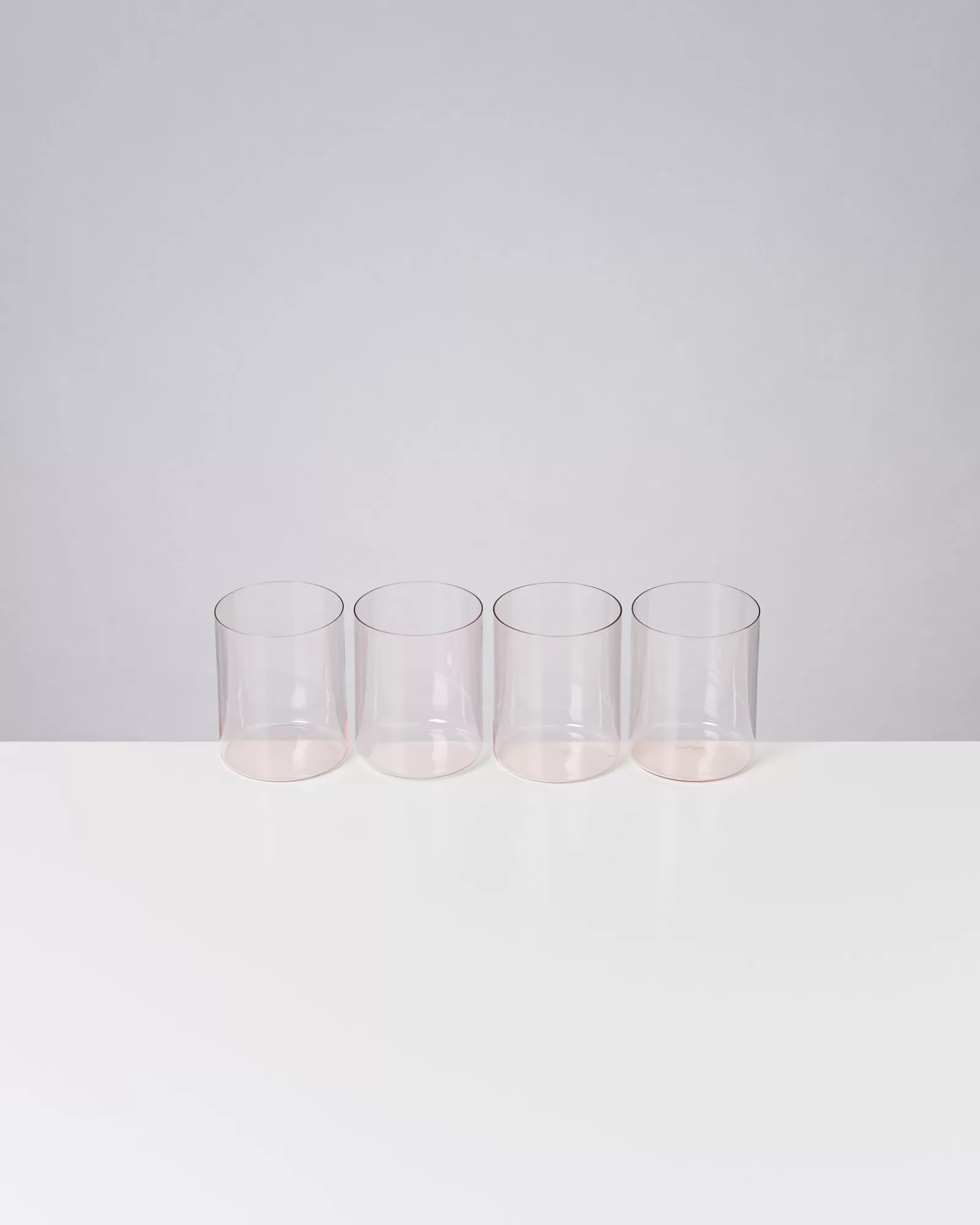 Motel a Miio Joia 4er Set Glas Groß pink opal Flash Sale