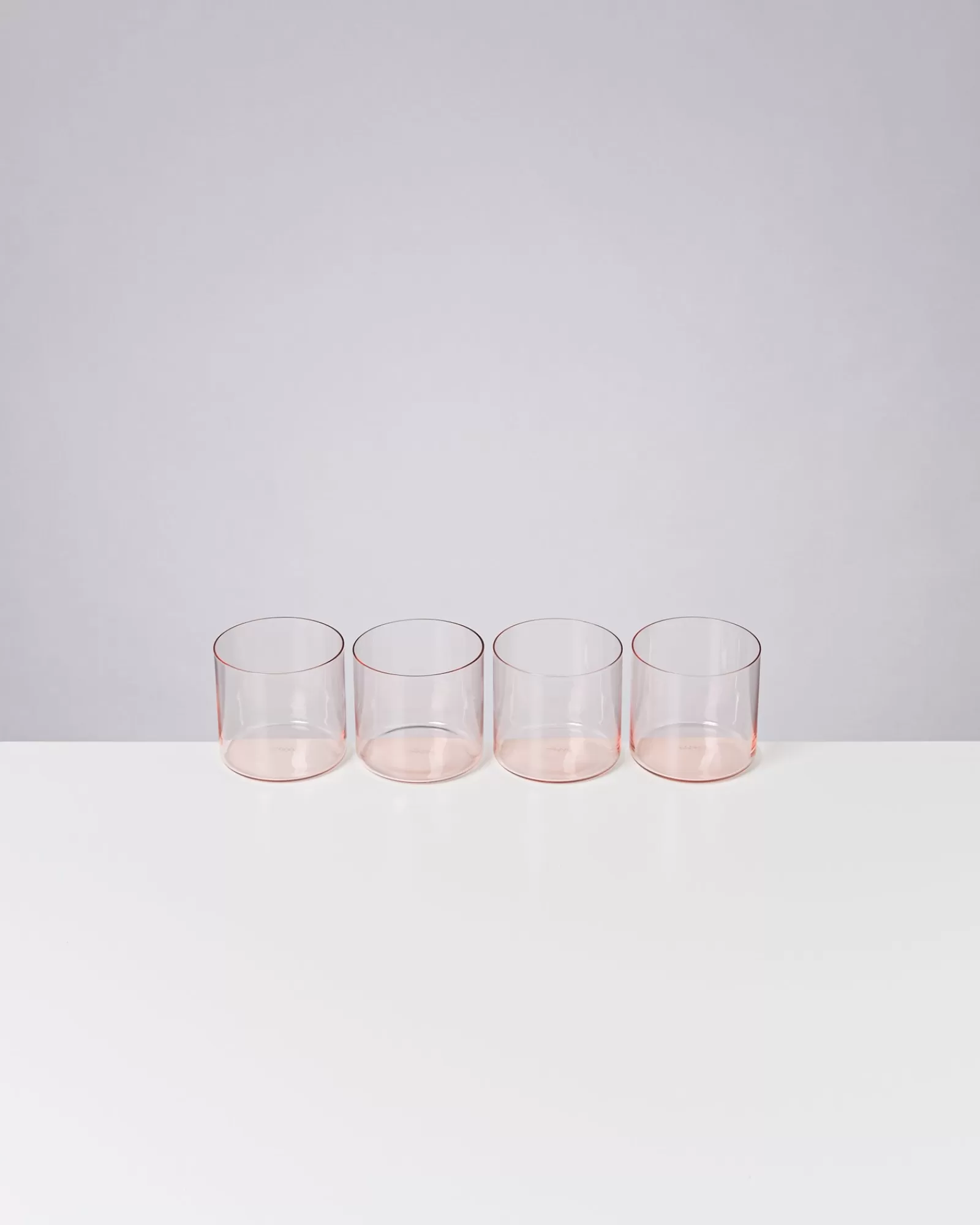 Motel a Miio Joia 4er Set Glas Klein pink opal Flash Sale