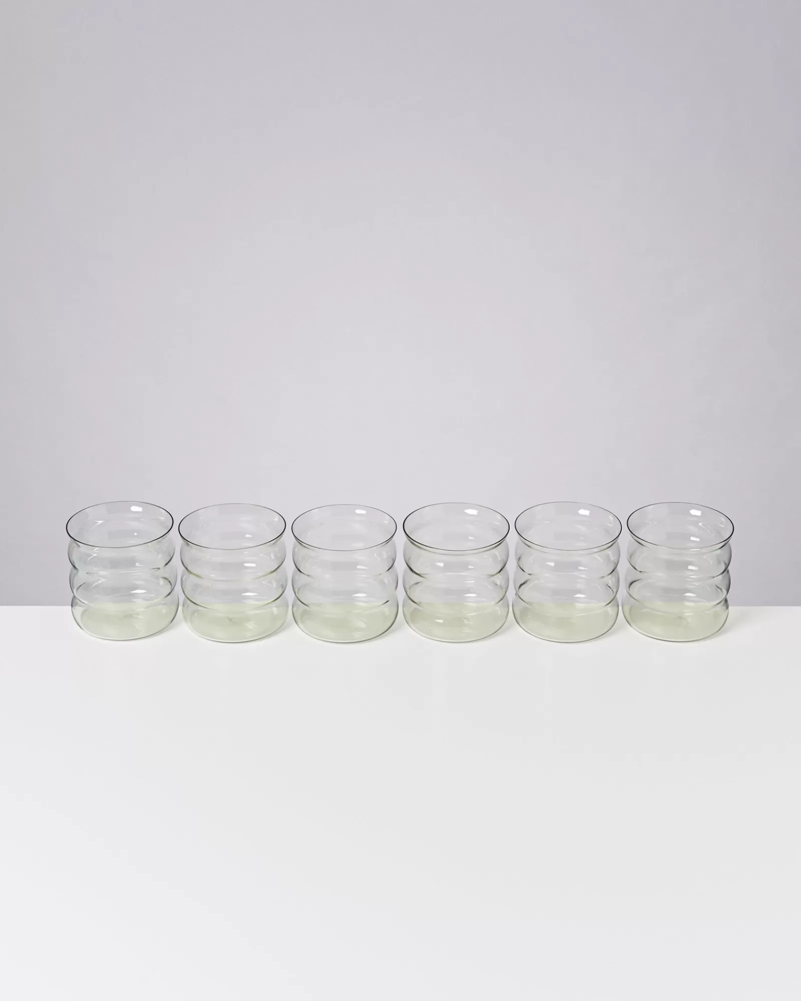 Motel a Miio Joia 6er Set Glas Bubble smaragd Discount