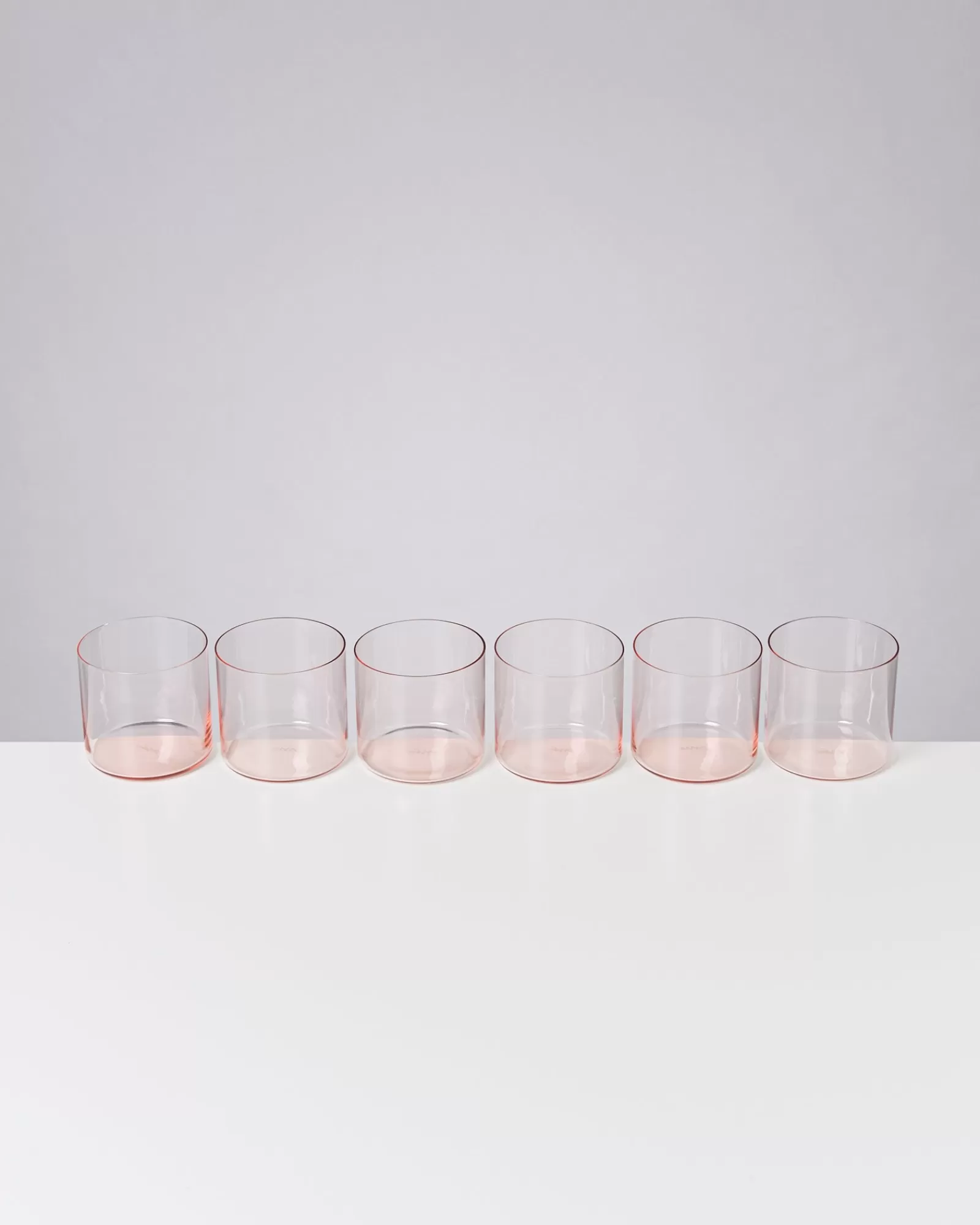 Motel a Miio Joia 6er Set Glas Klein pink opal Clearance