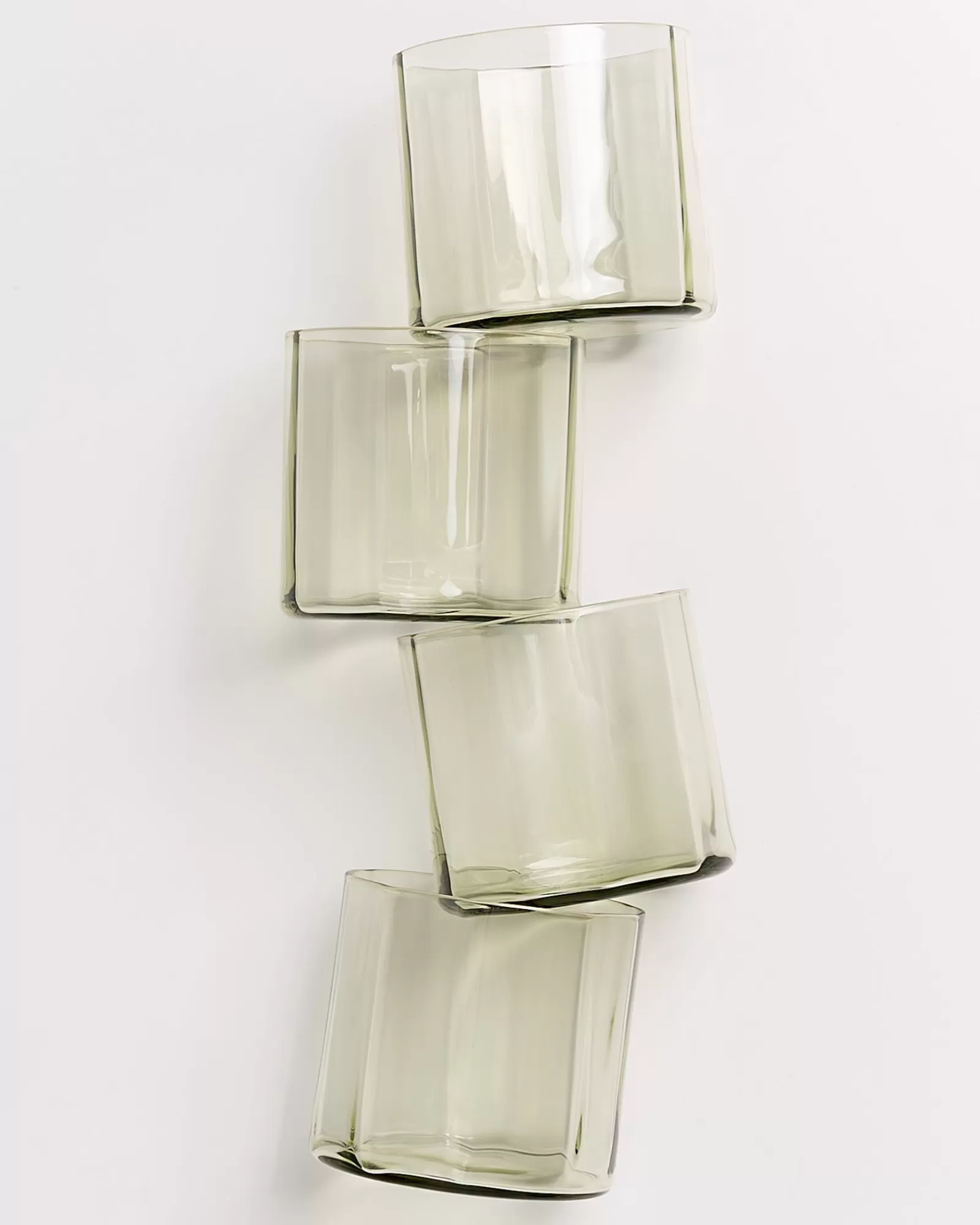 Motel a Miio Joia - Set Of 4 Glasses Flower Emerald smaragd Clearance