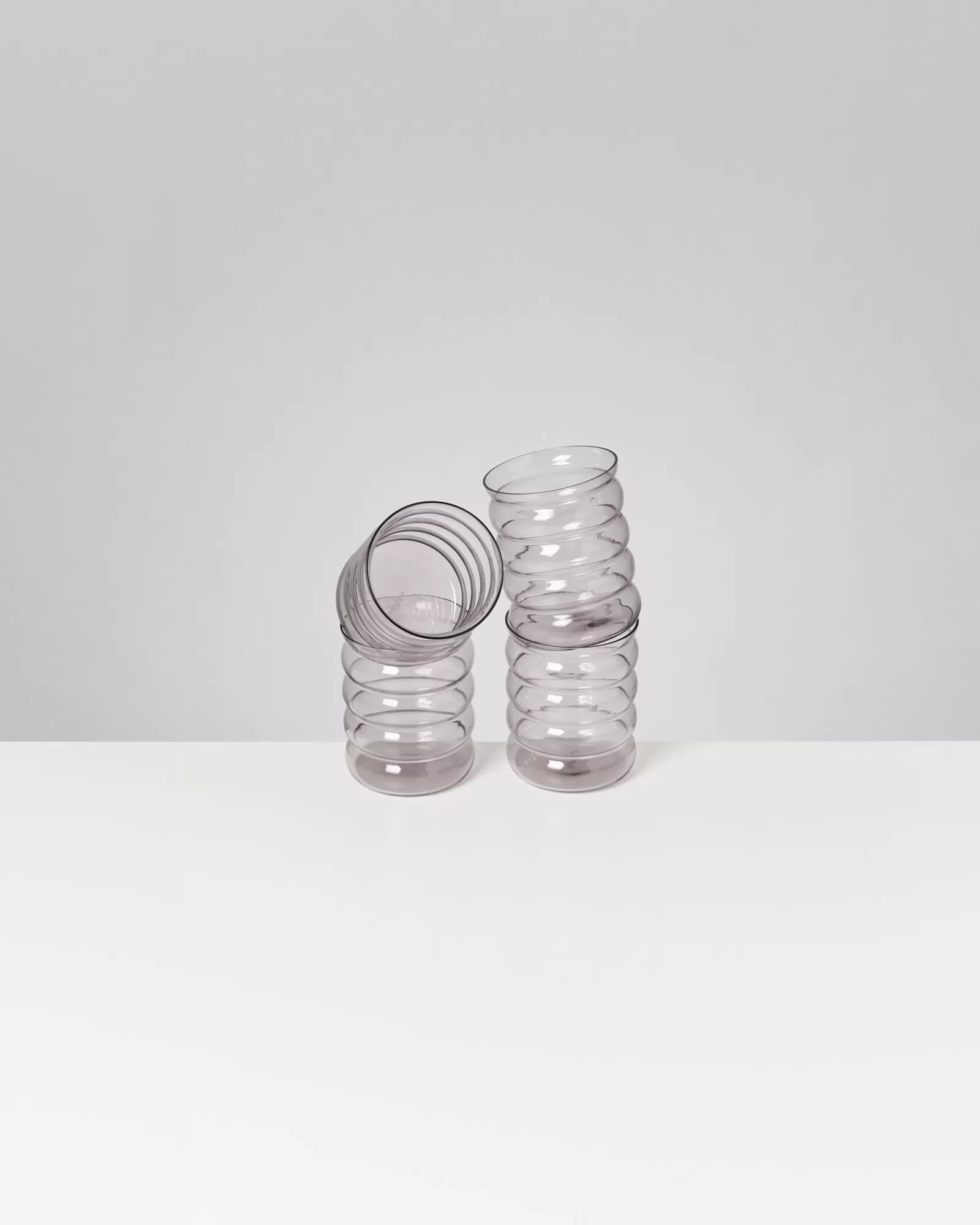 Motel a Miio Joia - Set Of 4 Glasses Large Bubble e amethist New