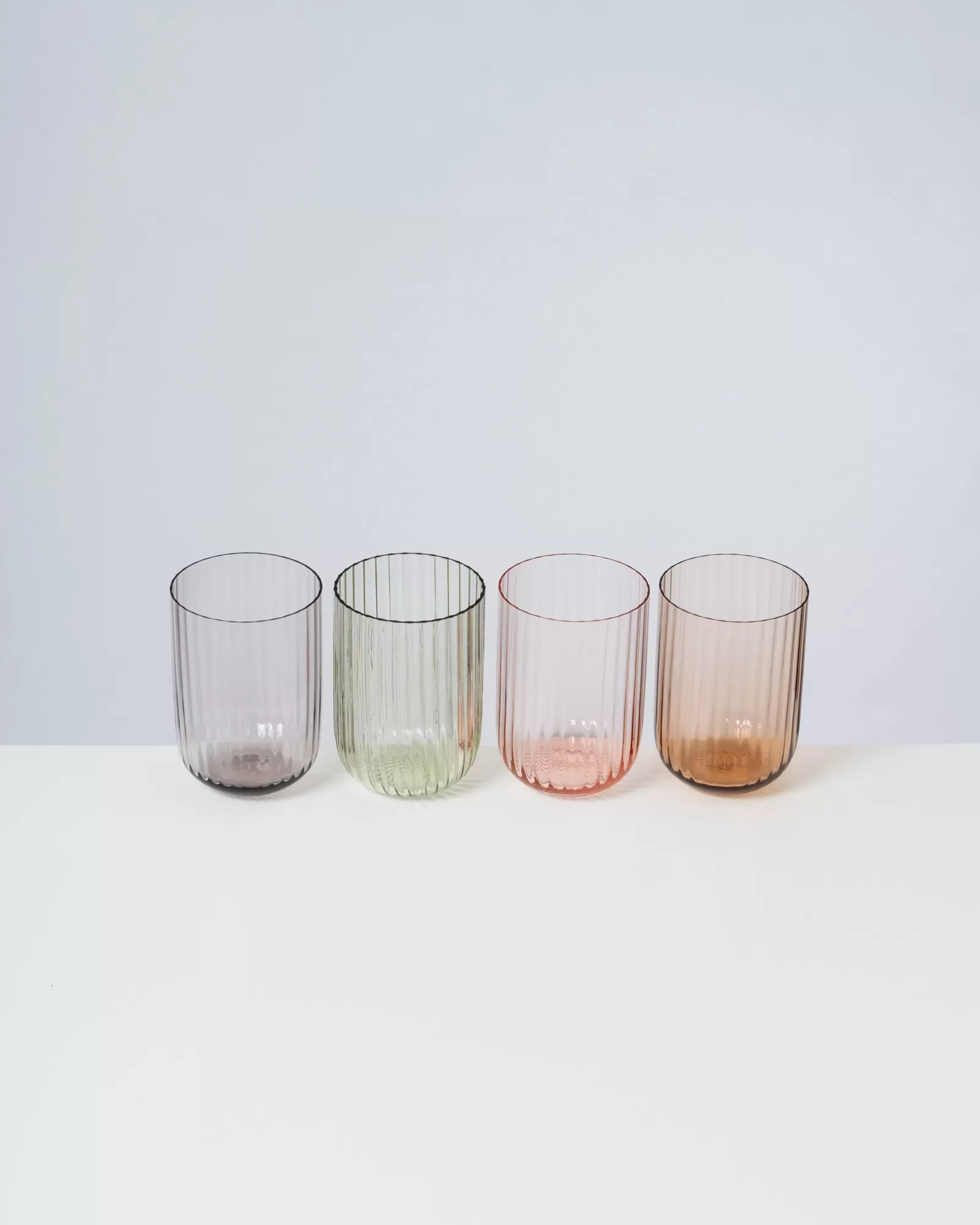 Motel a Miio Joia - Set Of 4 Glasses Riffled mix Hot