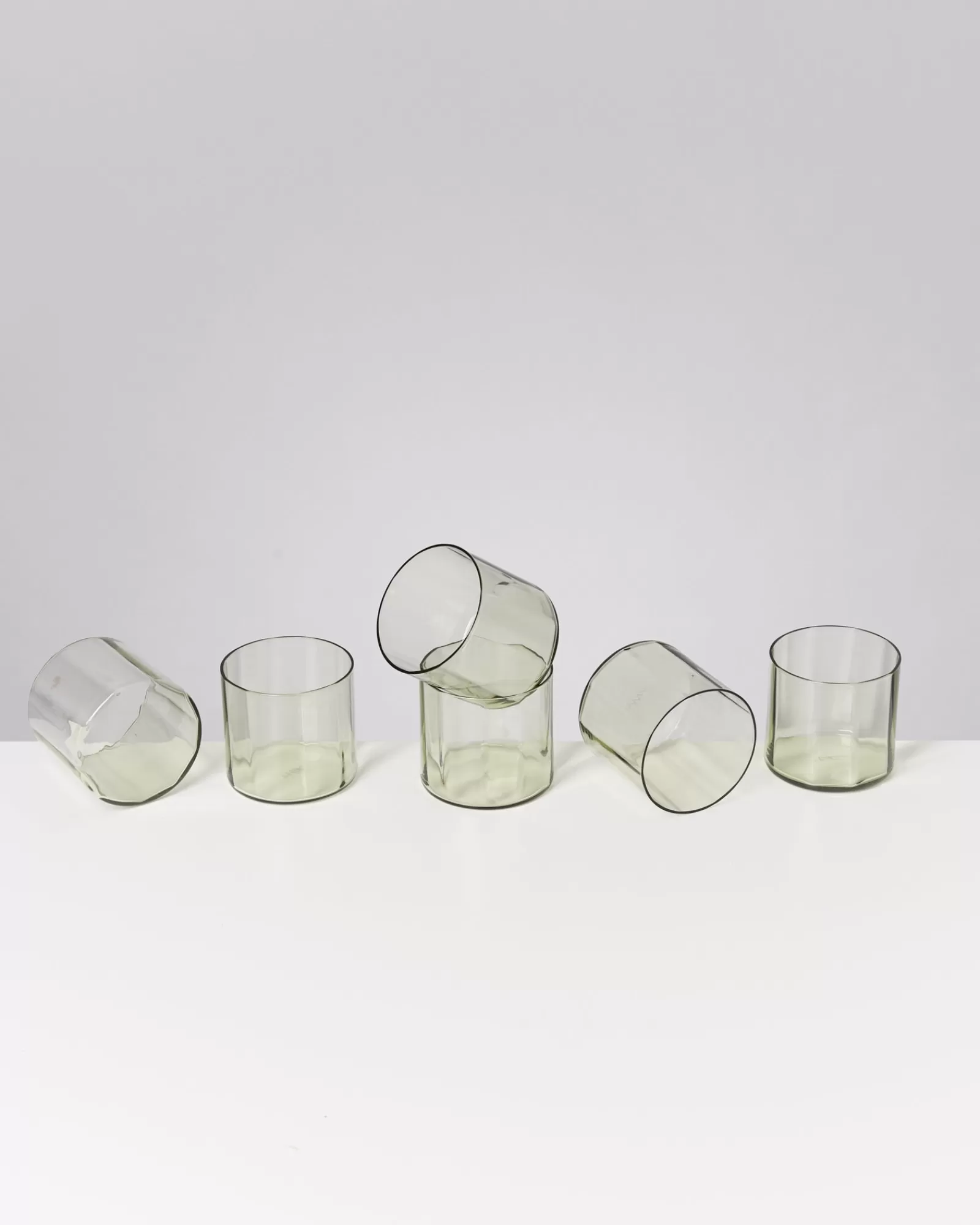 Motel a Miio Joia - Set Of 6 Glasses Flower Emerald smaragd Discount