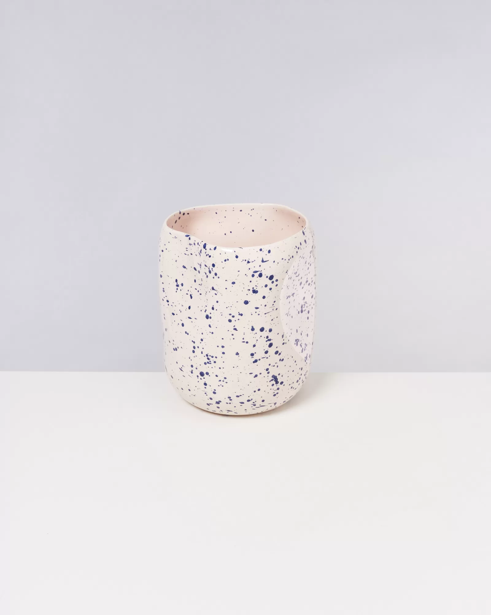 Motel a Miio João Vase L Rose Blue Speckled rosé blau gesprenkelt Flash Sale