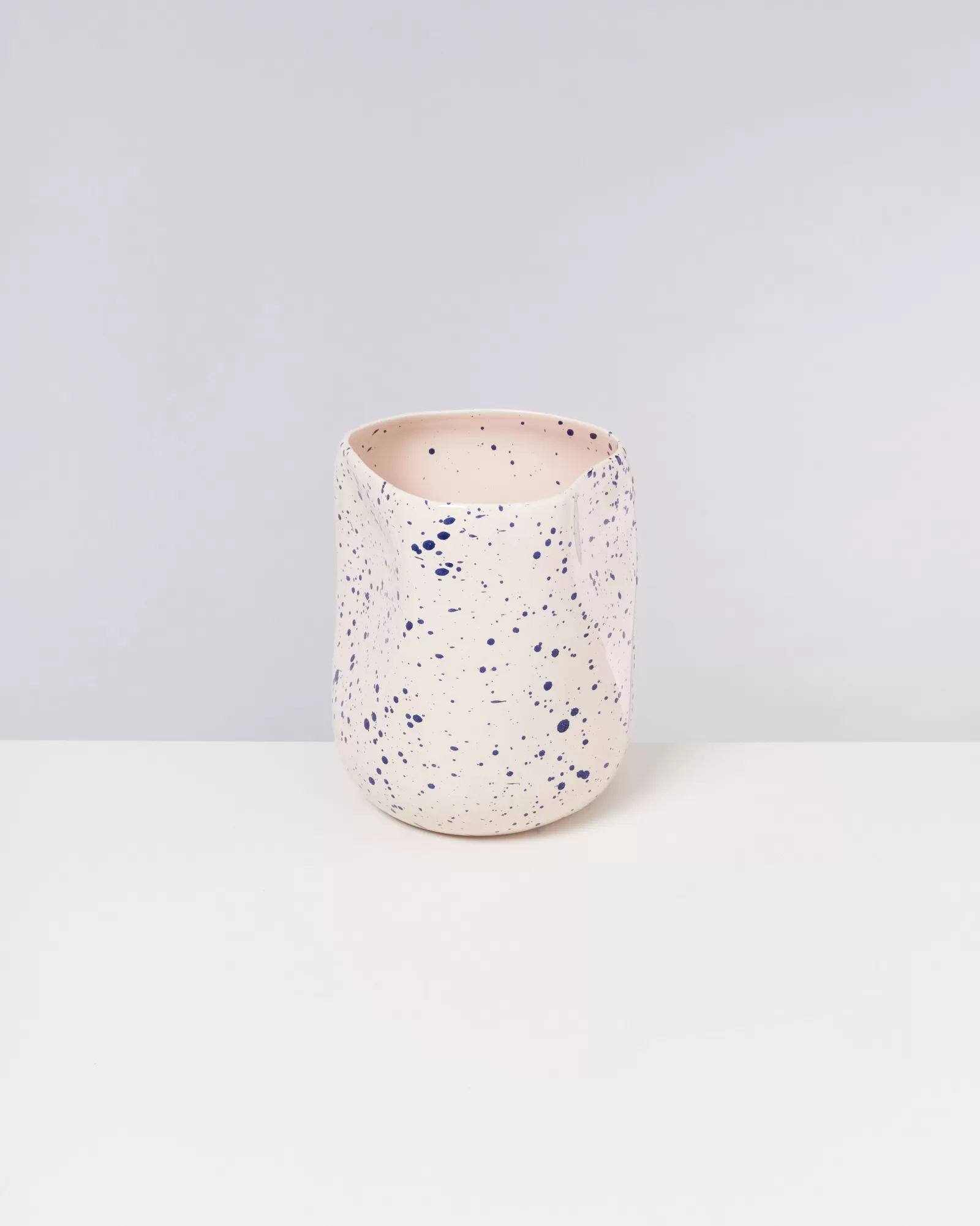 Motel a Miio João Vase L Rose Blue Speckled rosé blau gesprenkelt Flash Sale