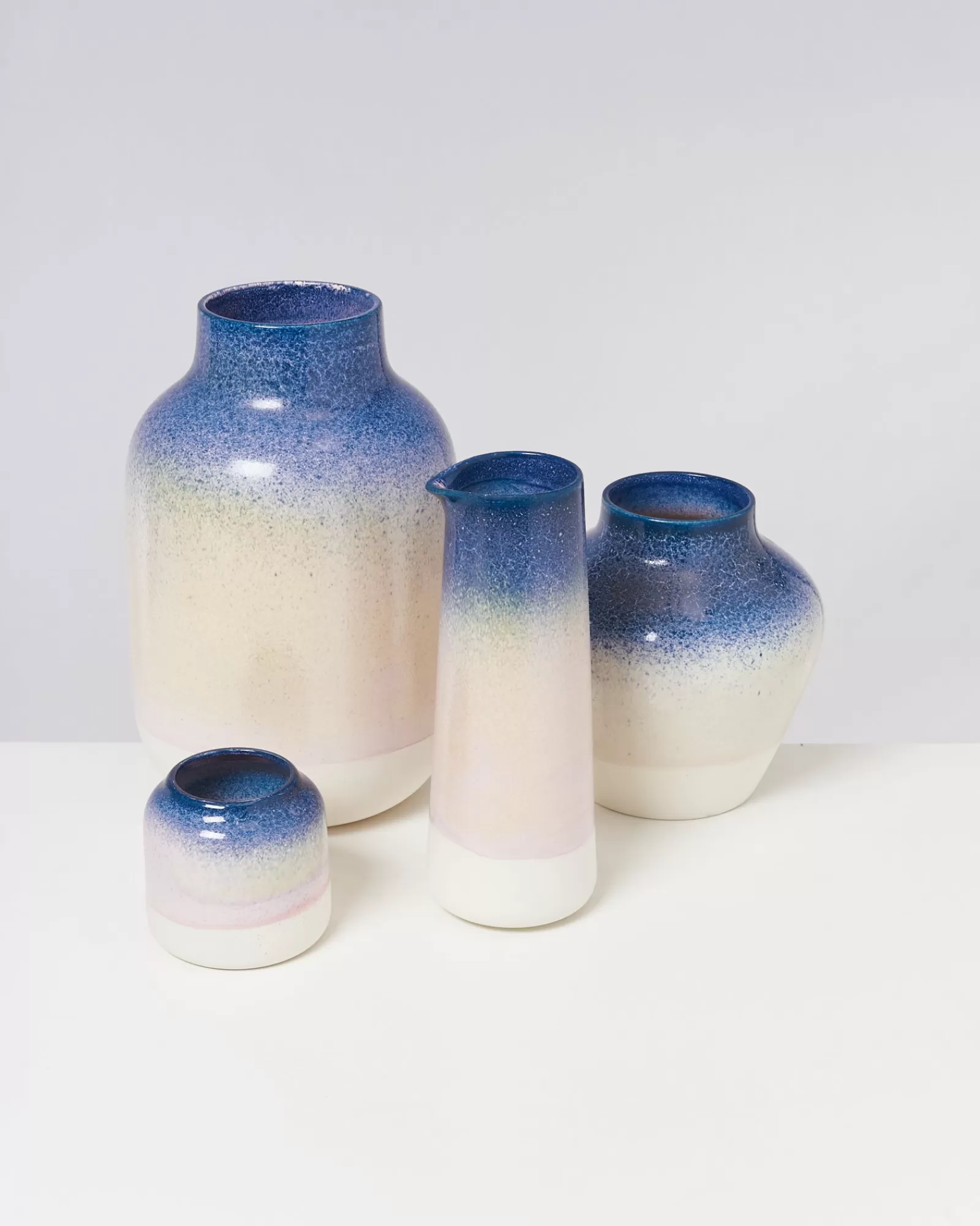 Motel a Miio Madalin Vase - Blue Rose Speckled blue pink speckled Fashion