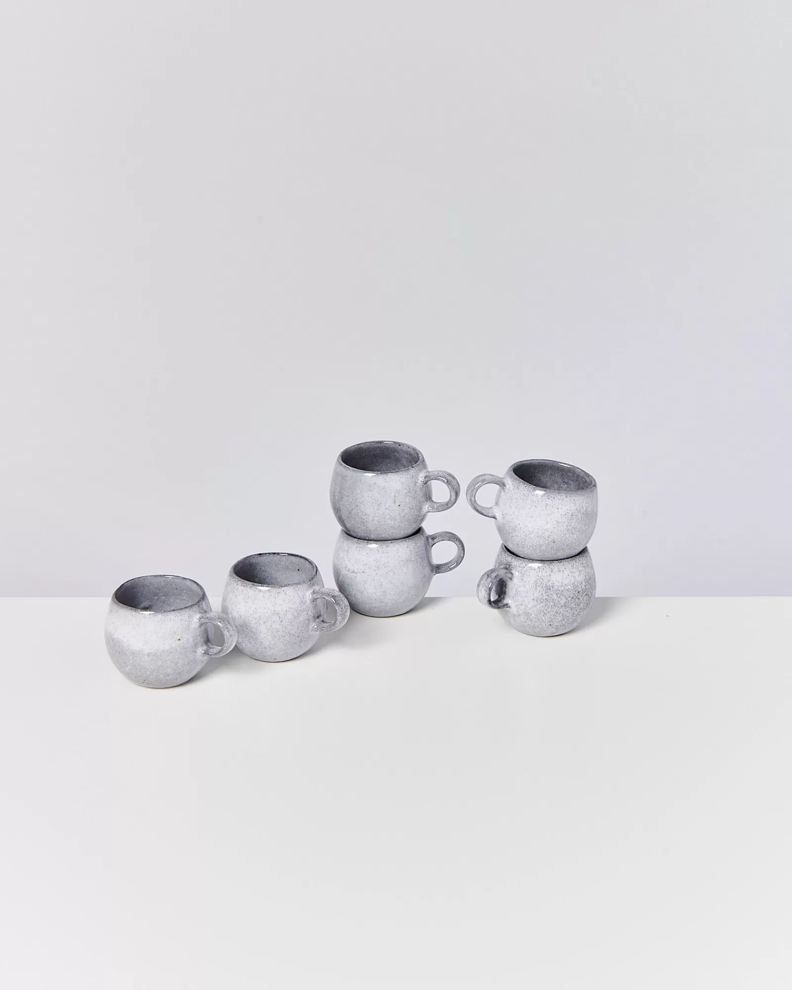 Motel a Miio Mae - Set Of 6 Espressomugs Grey Gray Outlet