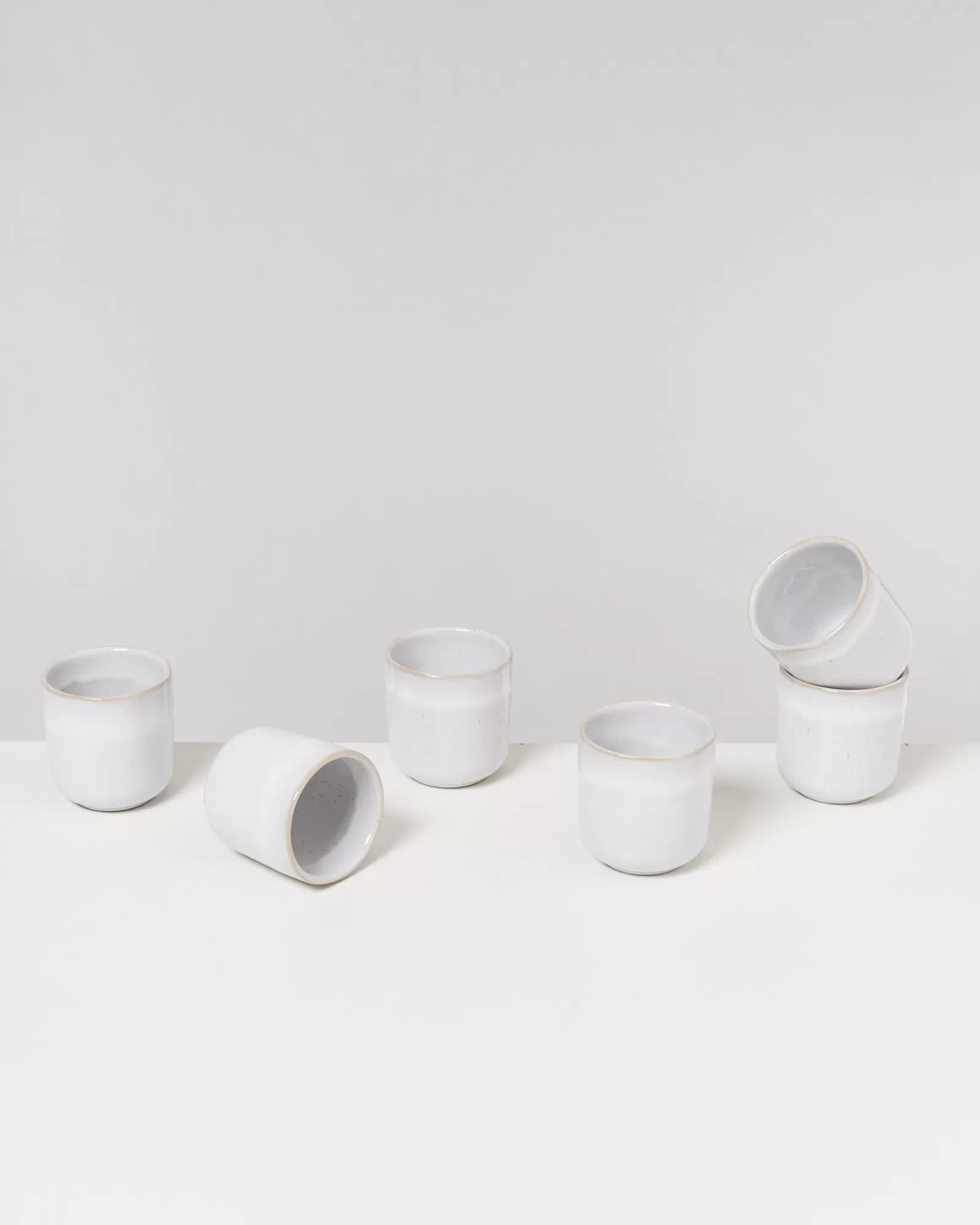 Motel a Miio Melides - Set Of 6 Cups Small white Clearance