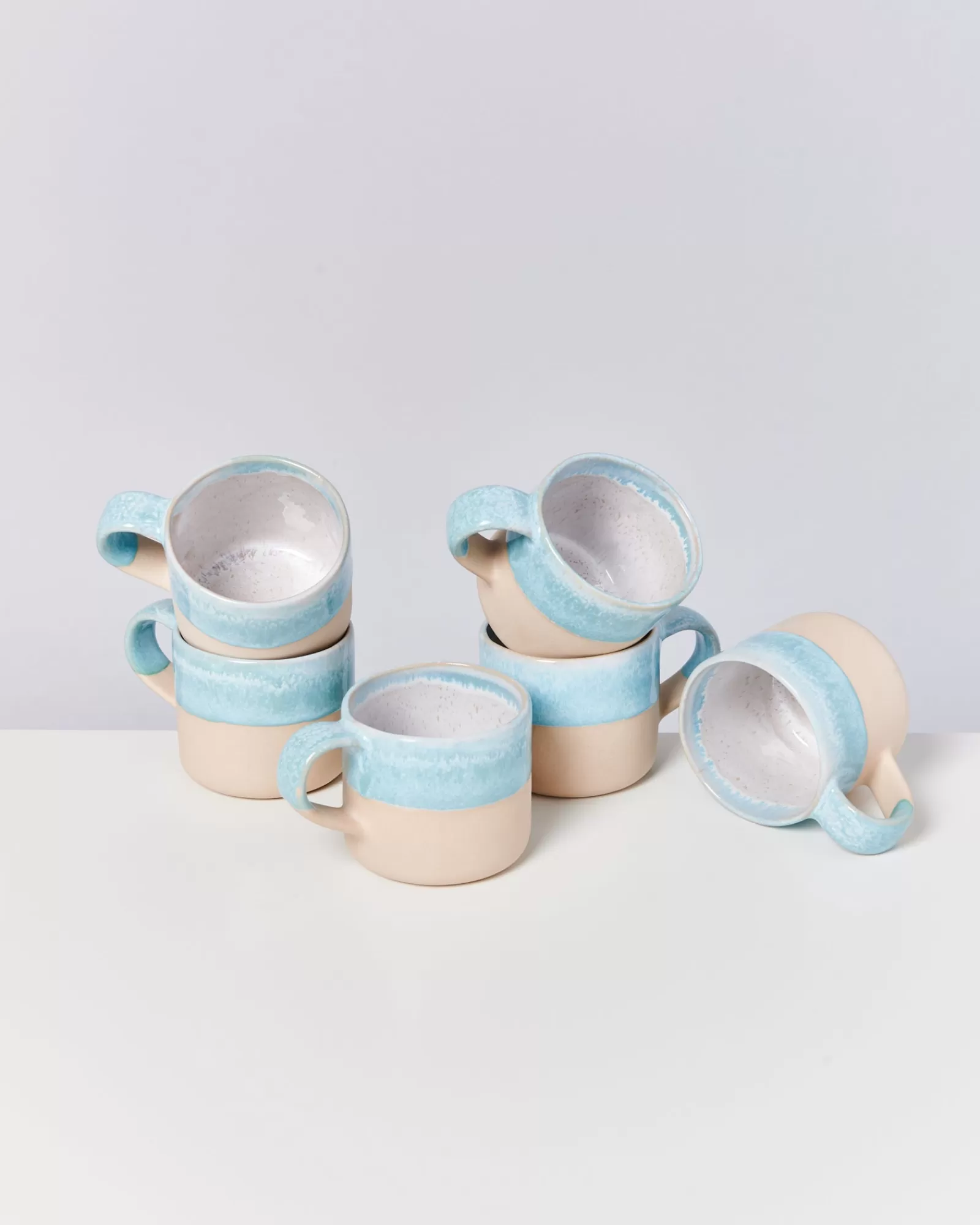 Motel a Miio Nódoa - Set Of 6 Mugs blue dipped Best
