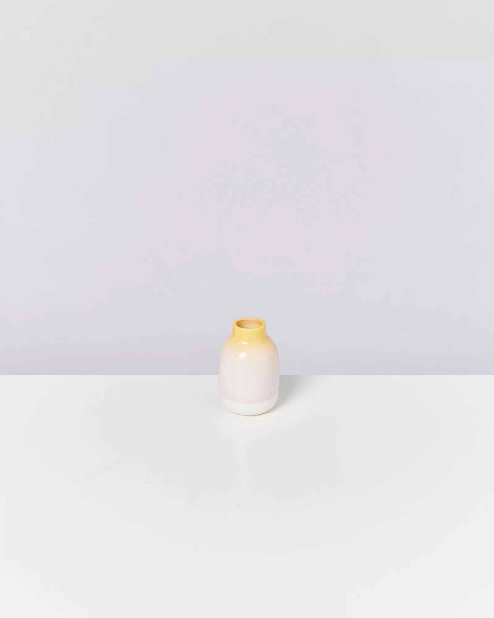 Motel a Miio Nuno Vase S - Yellow Rose gelb rosa gesprenkelt Best